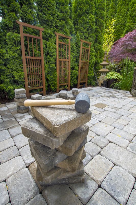 Clay Pavers Installation