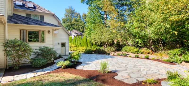 Limestone Patio Installation