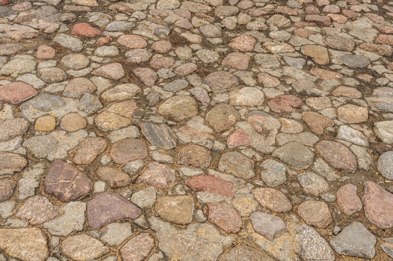 Natural Stone Paver Arrangement
