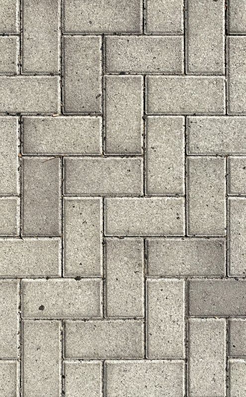 Driveway Pavers with Pattern Design