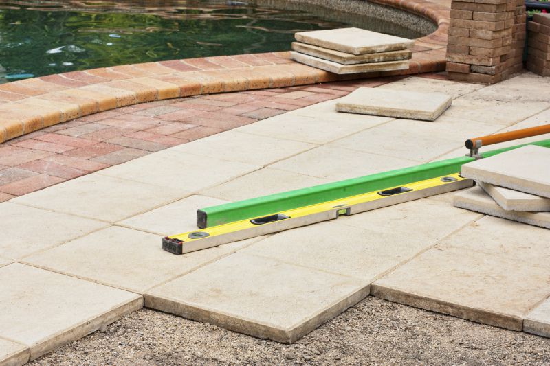 Elegant Poolside Pavers