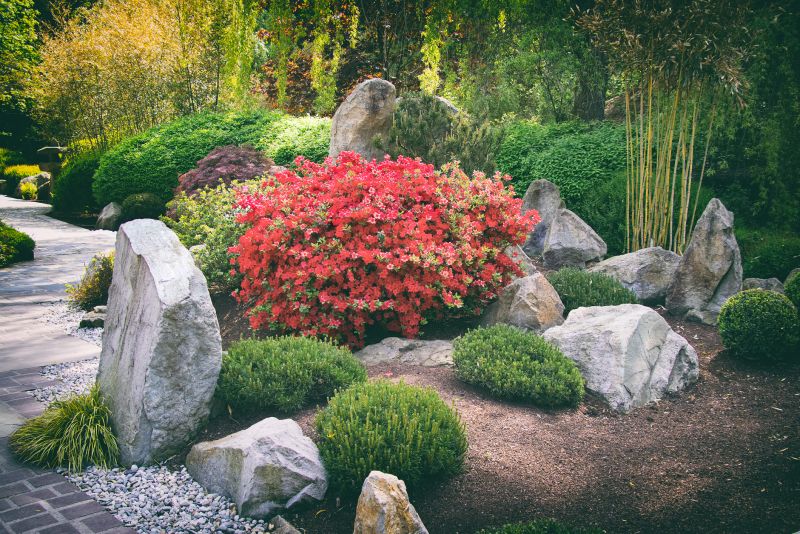 Stone Landscaping Installation